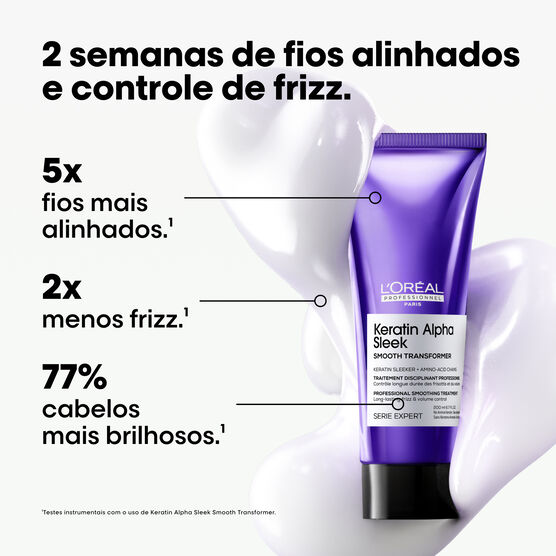 KERATIN ALPHA SLEEK SMOOTH TRANSF 200ML